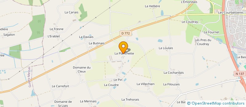 localisation de l'entreprise MONSIEUR BENJAMIN ROBERT  BAIN-DE-BRETAGNE