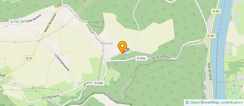 localisation de l'entreprise MONSIEUR BENJAMIN ROBERT  MAUNY