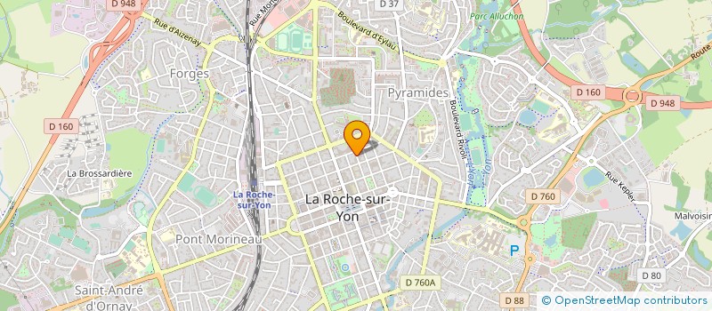 localisation de l'entreprise MONSIEUR BENJAMIN ROBIC à LA ROCHE-SUR-YON