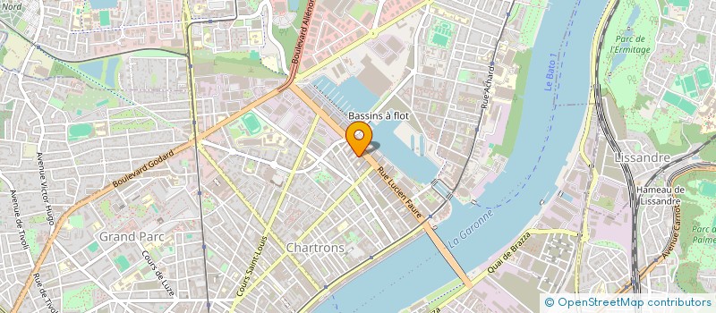 localisation de l'entreprise MONSIEUR BENJAMIN ROBIN  BORDEAUX