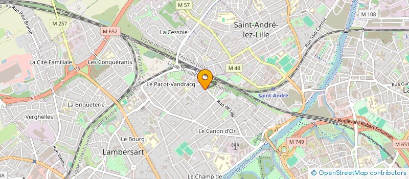 localisation de l'entreprise MONSIEUR BENJAMIN ROBINE à LAMBERSART