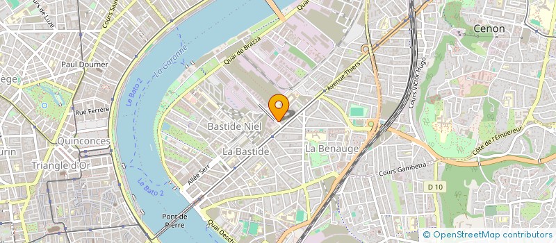 localisation de l'entreprise MONSIEUR BENJAMIN ROBINET  BORDEAUX