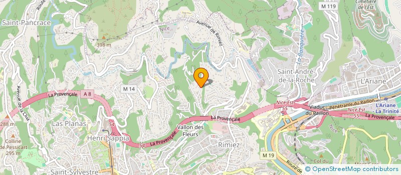 localisation de l'entreprise MONSIEUR BENJAMIN ROBINSON  NICE