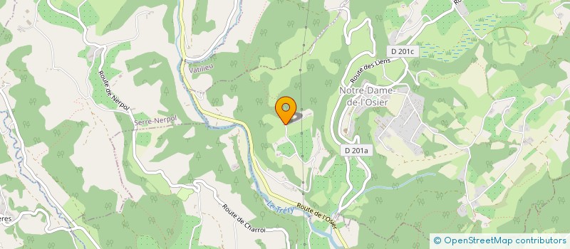 localisation de l'entreprise MONSIEUR BENJAMIN ROCHAS  NOTRE-DAME-DE-L'OSIER