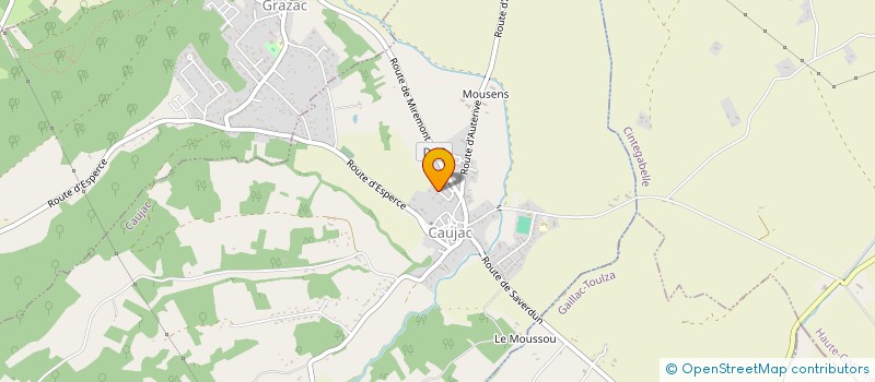 localisation de l'entreprise MONSIEUR BENJAMIN RODRIGUES GOMES  CAUJAC