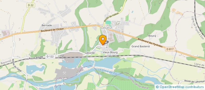 localisation de l'entreprise MONSIEUR BENJAMIN RODRIGUEZ  LABATUT