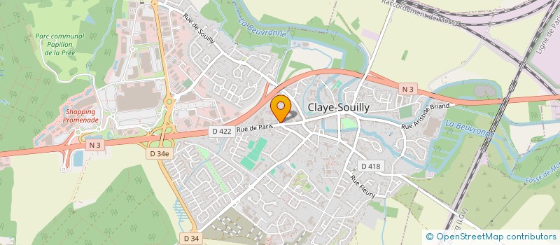 localisation de l'entreprise MONSIEUR BENJAMIN ROGER à CLAYE-SOUILLY