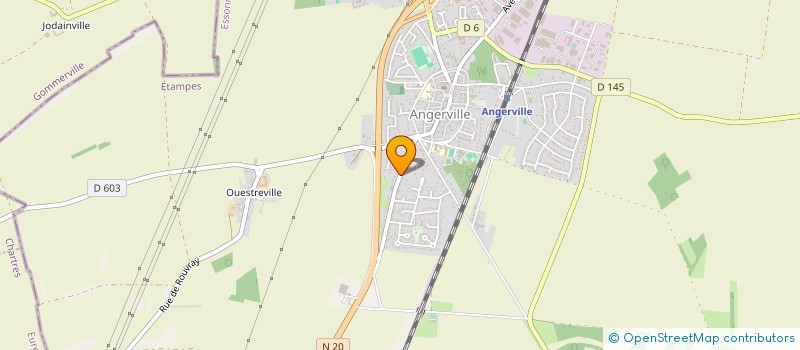 localisation de l'entreprise MONSIEUR BENJAMIN ROMANE  ANGERVILLE