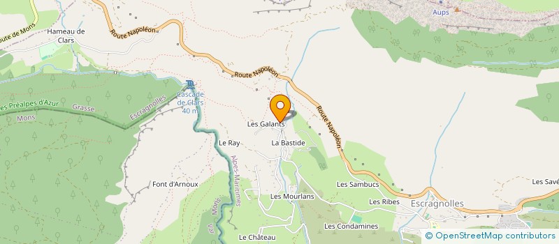 localisation de l'entreprise MONSIEUR BENJAMIN ROMEO  ESCRAGNOLLES