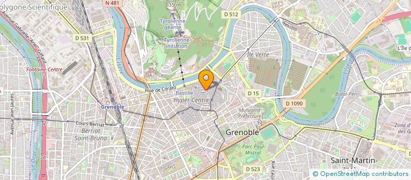 localisation de l'entreprise MONSIEUR BENJAMIN RONIN  GRENOBLE