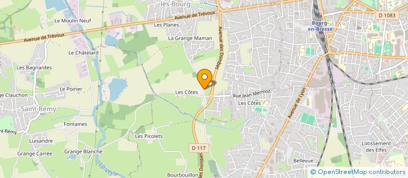 localisation de l'entreprise MONSIEUR BENJAMIN ROPPA à SAINT-DENIS-LES-BOURG