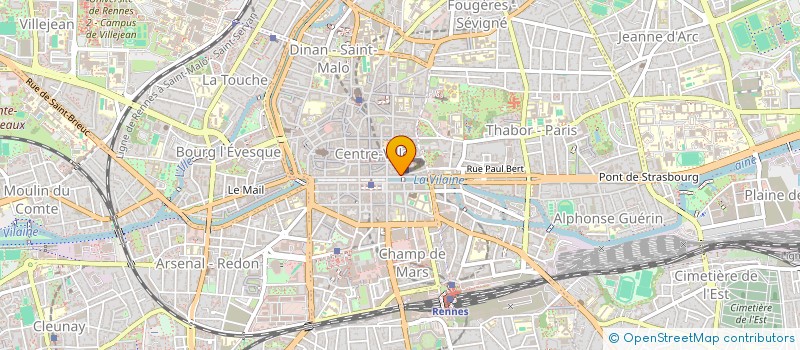 localisation de l'entreprise MONSIEUR BENJAMIN RORET  RENNES