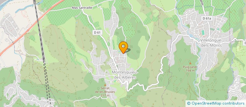 localisation de l'entreprise MONSIEUR BENJAMIN ROS  MONTESQUIEU-DES-ALBERES