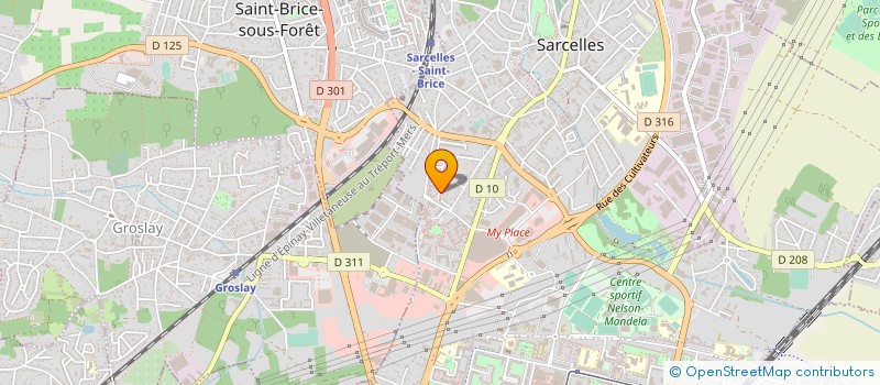 localisation de l'entreprise MONSIEUR BENJAMIN ROSE à SARCELLES