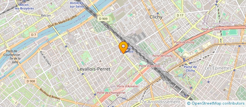 localisation de l'entreprise MONSIEUR BENJAMIN ROSNARHO à LEVALLOIS-PERRET