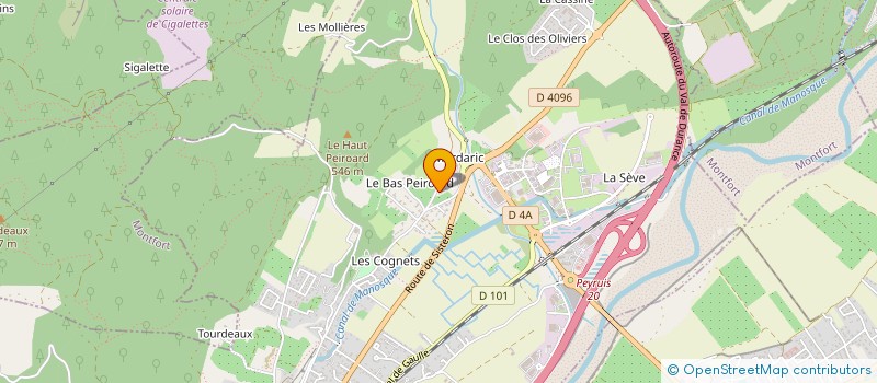 localisation de l'entreprise MONSIEUR BENJAMIN ROSSI à PEYRUIS