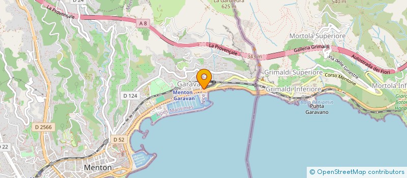 localisation de l'entreprise MONSIEUR BENJAMIN ROSSI  MENTON