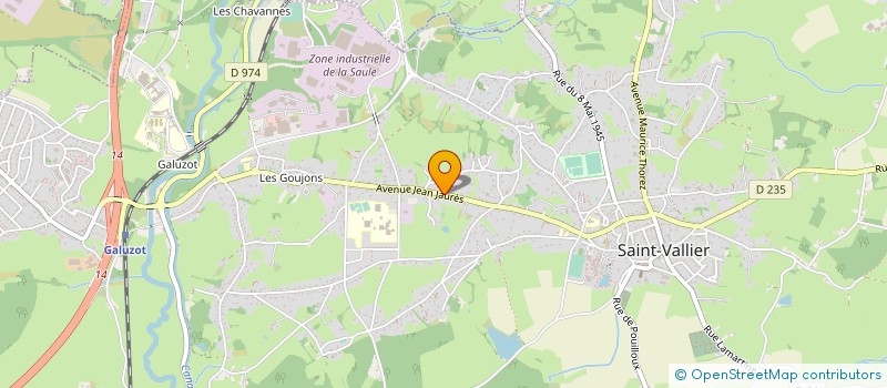 localisation de l'entreprise MONSIEUR BENJAMIN ROUBY  SAINT-VALLIER