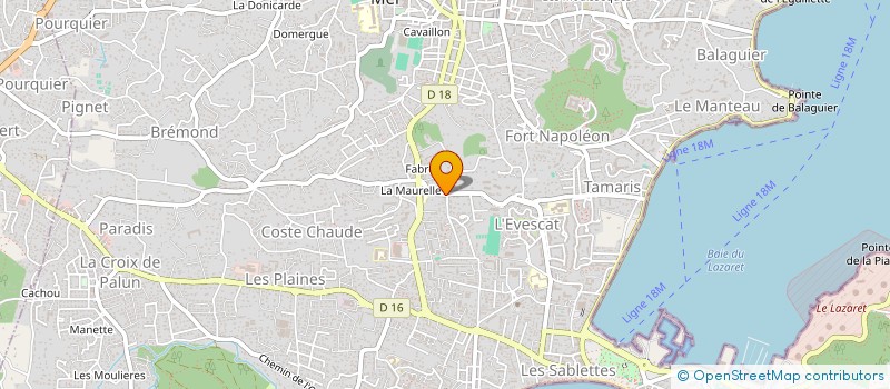 localisation de l'entreprise MONSIEUR BENJAMIN ROUCHOUSE  LA SEYNE-SUR-MER