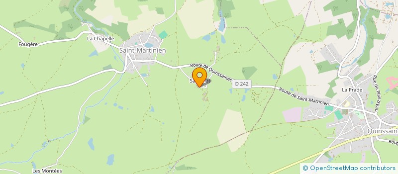 localisation de l'entreprise MONSIEUR BENJAMIN ROUGERON  SAINT-MARTINIEN