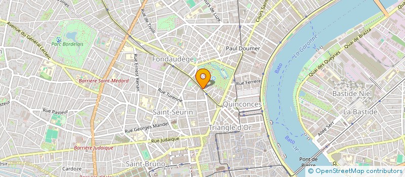 localisation de l'entreprise MONSIEUR BENJAMIN ROUILLON  BORDEAUX