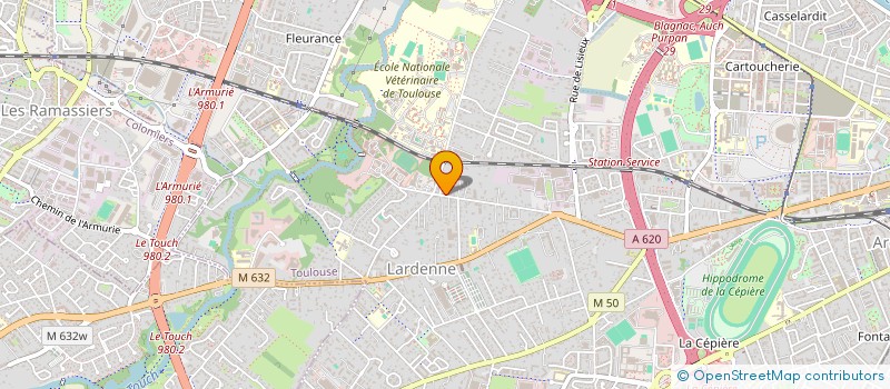 localisation de l'entreprise MONSIEUR BENJAMIN ROULLIER à TOULOUSE