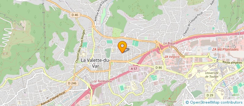 localisation de l'entreprise MONSIEUR BENJAMIN ROUMAGNE à LA VALETTE-DU-VAR