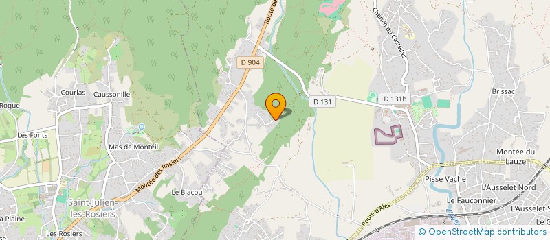 localisation de l'entreprise MONSIEUR BENJAMIN ROUSSEL  ROUSSON