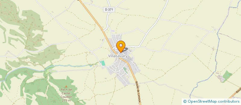 localisation de l'entreprise MONSIEUR BENJAMIN ROUSSEL  VILLASAVARY