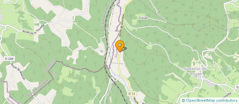 localisation de l'entreprise MONSIEUR BENJAMIN ROUSSELOT  NADAILLAC-DE-ROUGE