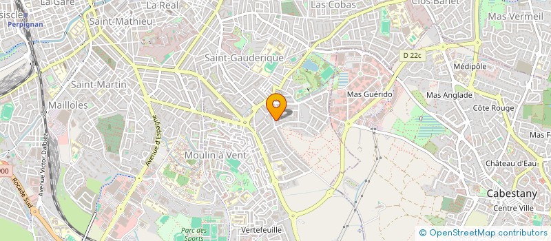 localisation de l'entreprise MONSIEUR BENJAMIN ROUSSET  PERPIGNAN