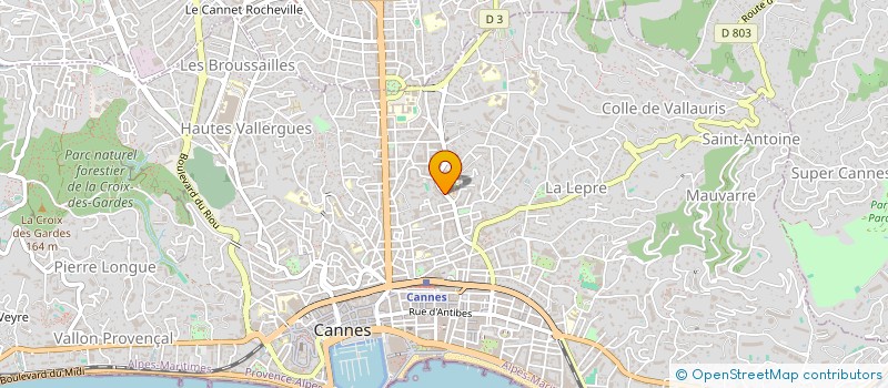localisation de l'entreprise MONSIEUR BENJAMIN ROUVIER à CANNES