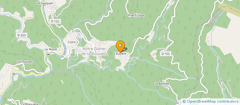 localisation de l'entreprise MONSIEUR BENJAMIN ROUX  VAL-D'AIGOUAL