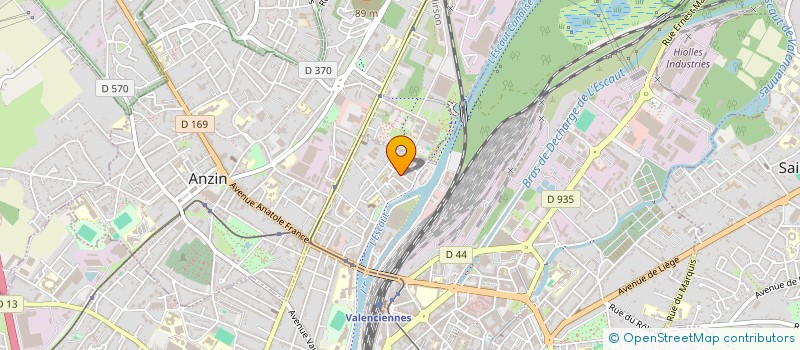 localisation de l'entreprise MONSIEUR BENJAMIN ROUX  VALENCIENNES