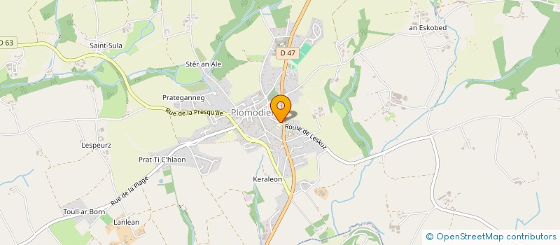 localisation de l'entreprise MONSIEUR BENJAMIN ROVELLO  PLOMODIERN