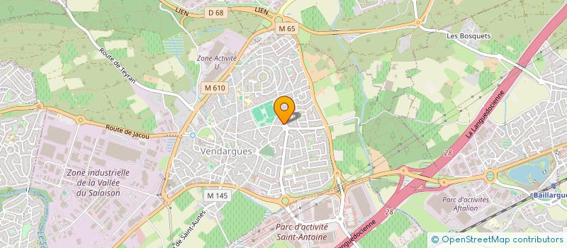 localisation de l'entreprise MONSIEUR BENJAMIN RUBIO à VENDARGUES