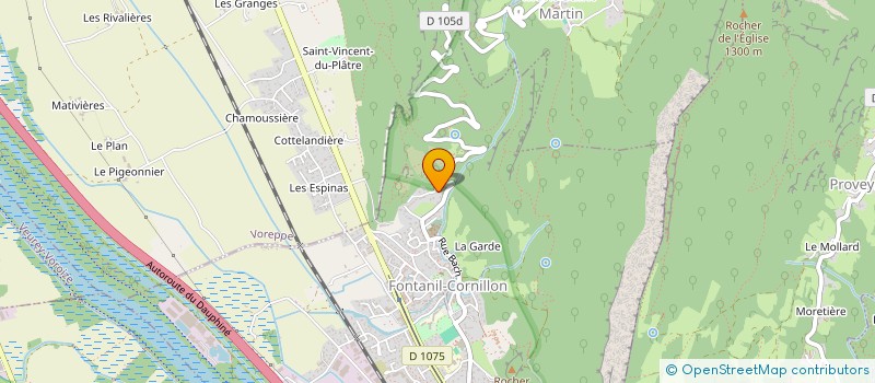 localisation de l'entreprise MONSIEUR BENJAMIN RUBOD  FONTANIL-CORNILLON