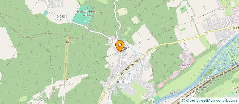 localisation de l'entreprise MONSIEUR BENJAMIN RUCHS  LOUGRES