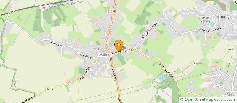 localisation de l'entreprise MONSIEUR BENJAMIN RUDENT  WALLERS