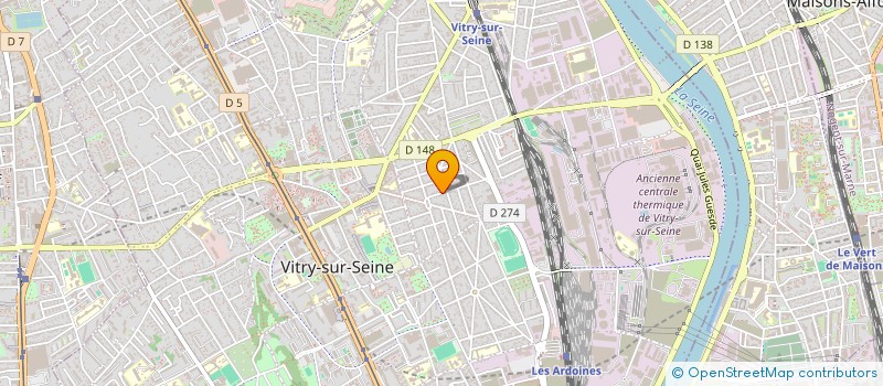 localisation de l'entreprise MONSIEUR BENJAMIN RUIZ à VITRY-SUR-SEINE