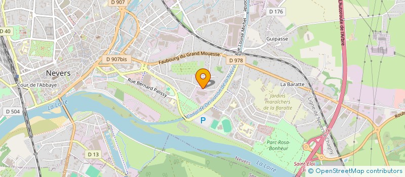 localisation de l'entreprise MONSIEUR BENJAMIN RUIZ à NEVERS