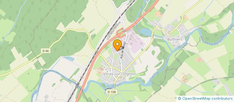 localisation de l'entreprise MONSIEUR BENJAMIN RUMAN  VORAY-SUR-L'OGNON