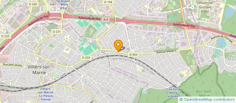 localisation de l'entreprise MONSIEUR BENJAMIN SAADDA  NOISY-LE-GRAND