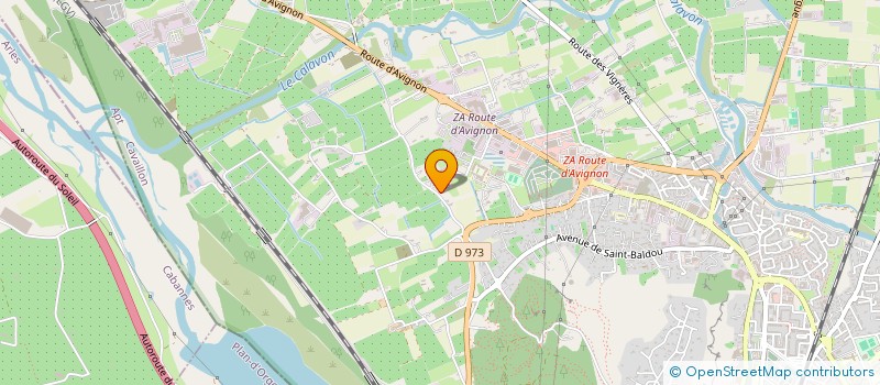 localisation de l'entreprise MONSIEUR BENJAMIN SABATET  CAVAILLON