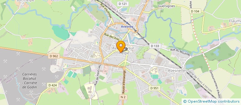 localisation de l'entreprise MONSIEUR BENJAMIN SABLIERE à AVESNES-SUR-HELPE