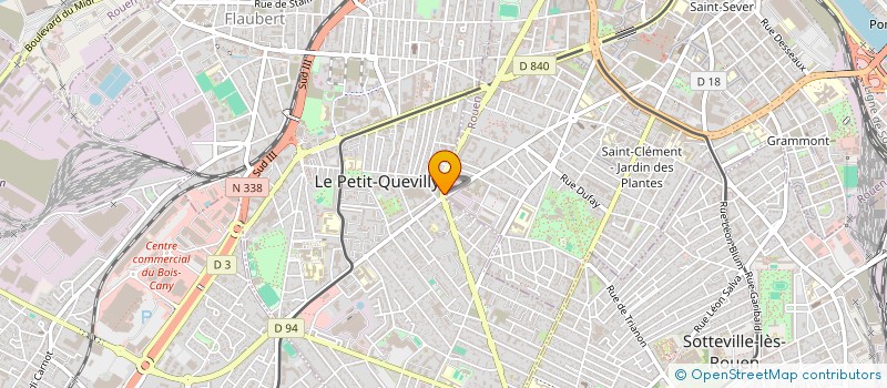 localisation de l'entreprise MONSIEUR BENJAMIN SAGOT  LE PETIT-QUEVILLY