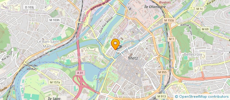 localisation de l'entreprise MONSIEUR BENJAMIN SAGUEZ  METZ