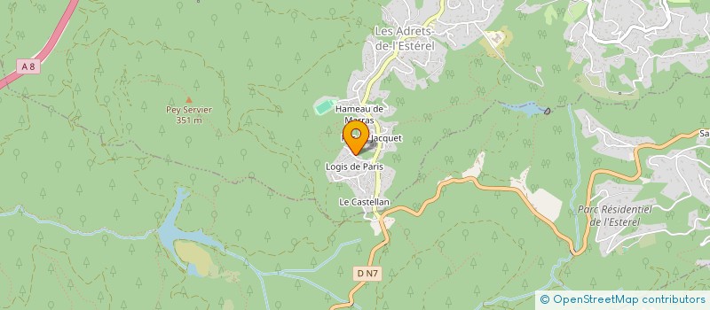localisation de l'entreprise MONSIEUR BENJAMIN SAINT-MAXENT à LES ADRETS DE L ESTEREL