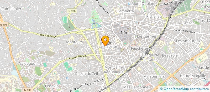 localisation de l'entreprise MONSIEUR BENJAMIN SALARD à NIMES