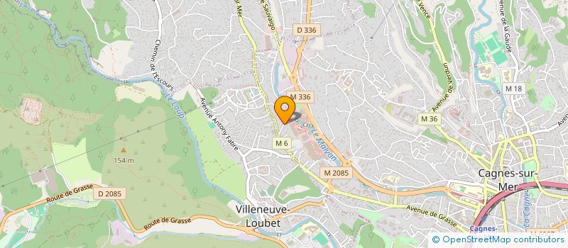 localisation de l'entreprise MONSIEUR BENJAMIN SALIN à CAGNES-SUR-MER